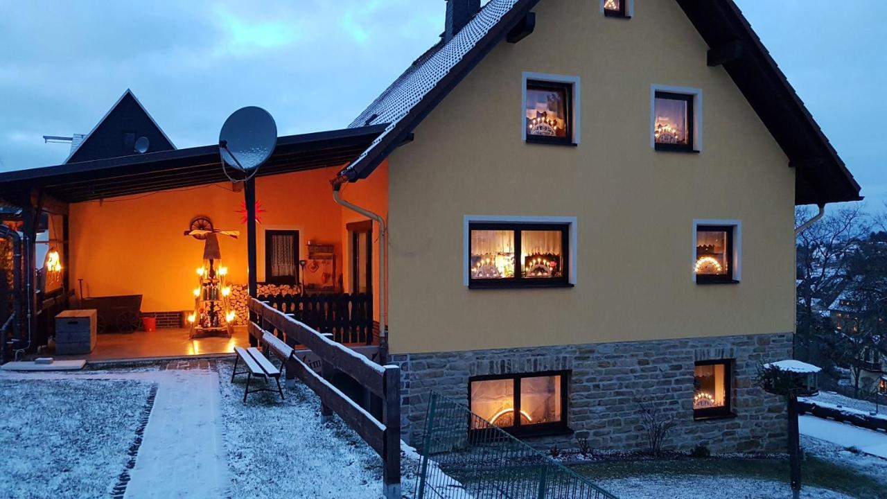 Waldhufenidyll Koenigswalde Im Erzgebirge Apartment Konigswalde Luaran gambar