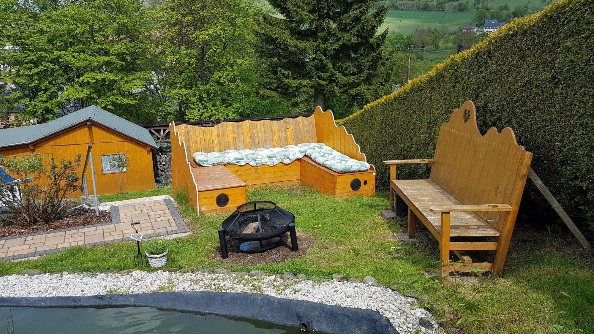Waldhufenidyll Koenigswalde Im Erzgebirge Apartment Konigswalde Luaran gambar